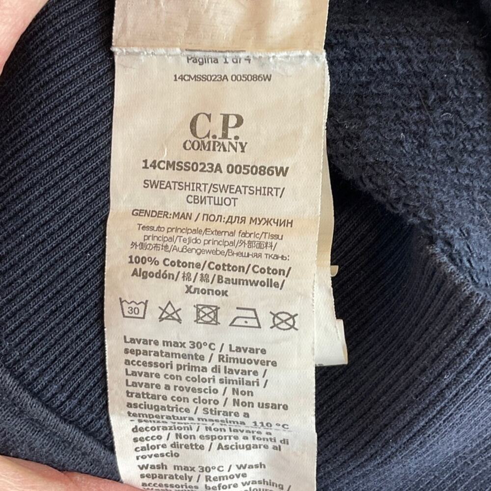C.P. Company Hoodie, Dark Navy Blue - Size XS - Picture 9 of 9